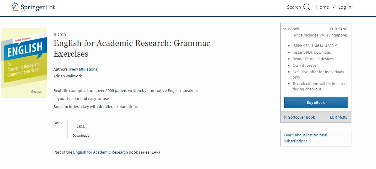 English for Academic Research: Grammar Exercises,